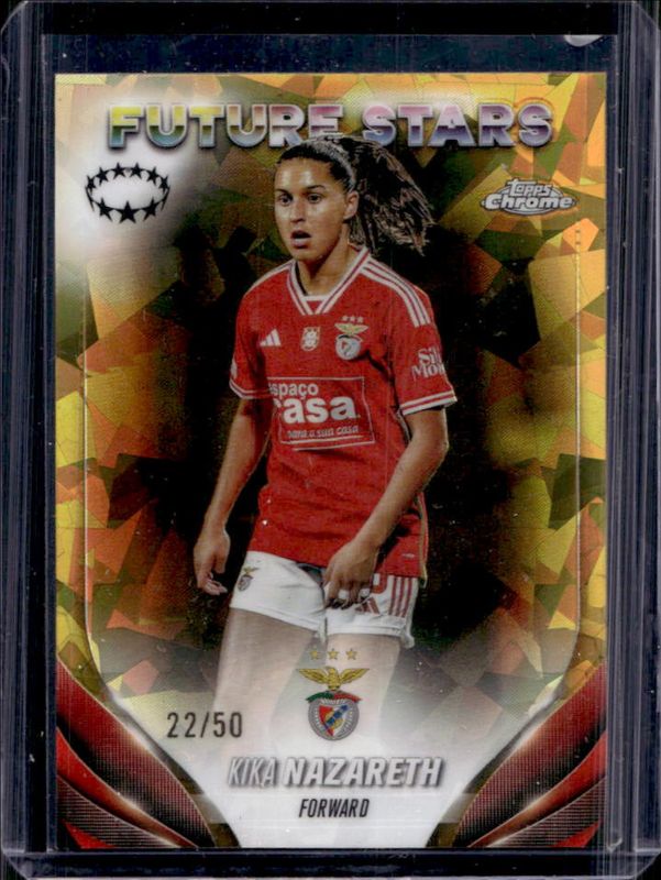 2023 Topps Chrome Sapphire Edition UEFA Women's Champions League #96 Gold /50