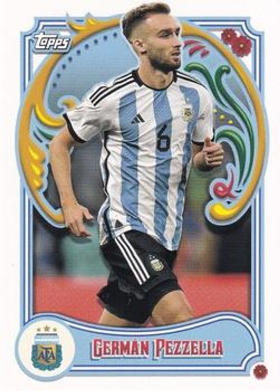 2023 Topps Argentina Fileteado #6 Base