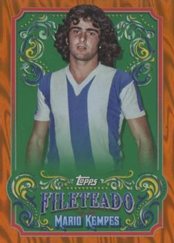 2023 Topps Argentina Fileteado #FT-15 Fileteado - Orange Tango /25