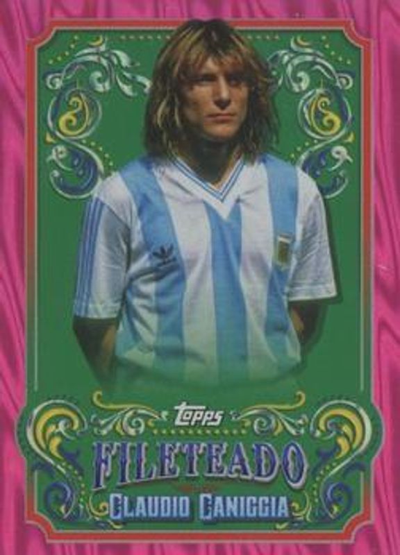 2023 Topps Argentina Fileteado #FT-12 Fileteado - Pink Tango /50
