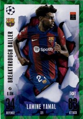 2023 Topps Match Attax UEFA Club Competitions Extra #221 Emerald