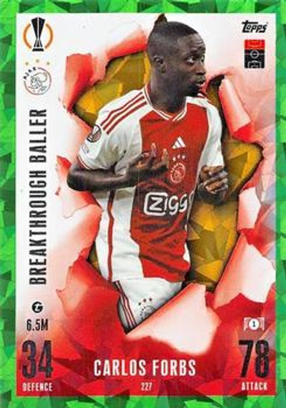 2023 Topps Match Attax UEFA Club Competitions Extra #227 Emerald