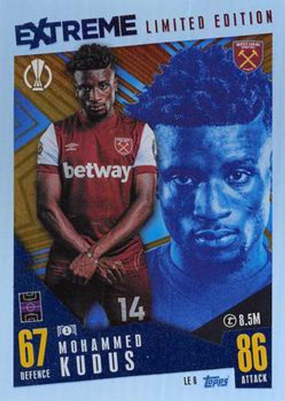 2023 Topps Match Attax UEFA Club Competitions Extra #LE6 Limited Edition