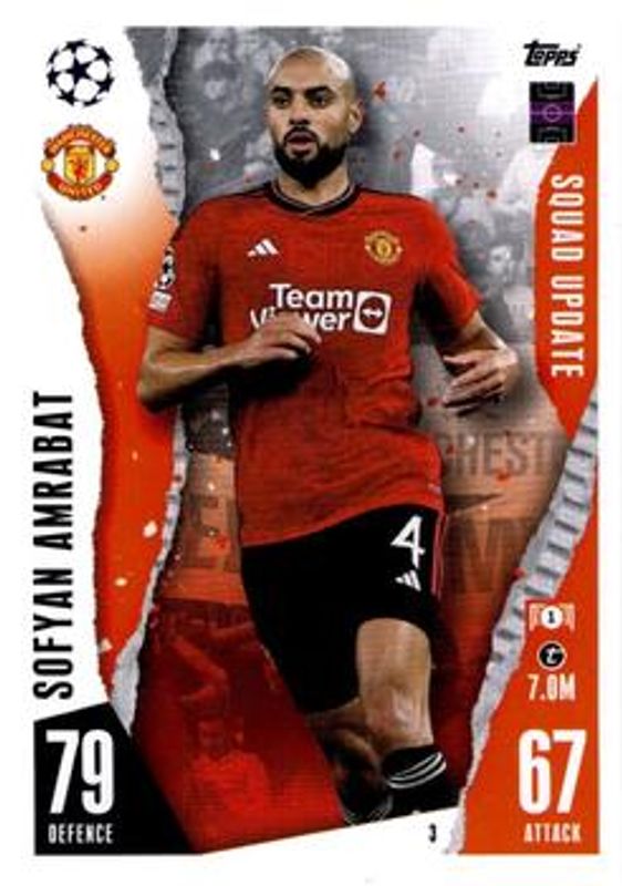 2023 Topps Match Attax UEFA Club Competitions Extra #3 Base