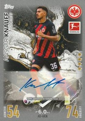 2023 Topps Match Attax Bundesliga #AU-AKN Autographs
