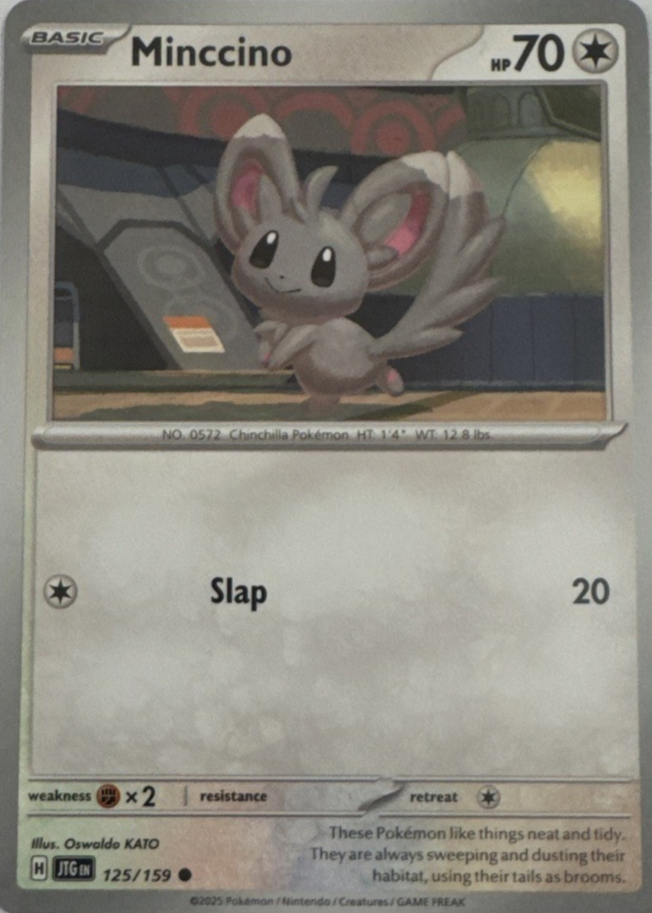 minccino pokemon card value PSA 9 Mint 157/086 shuffle your deck Pokemon Card Minccino AR 157/086