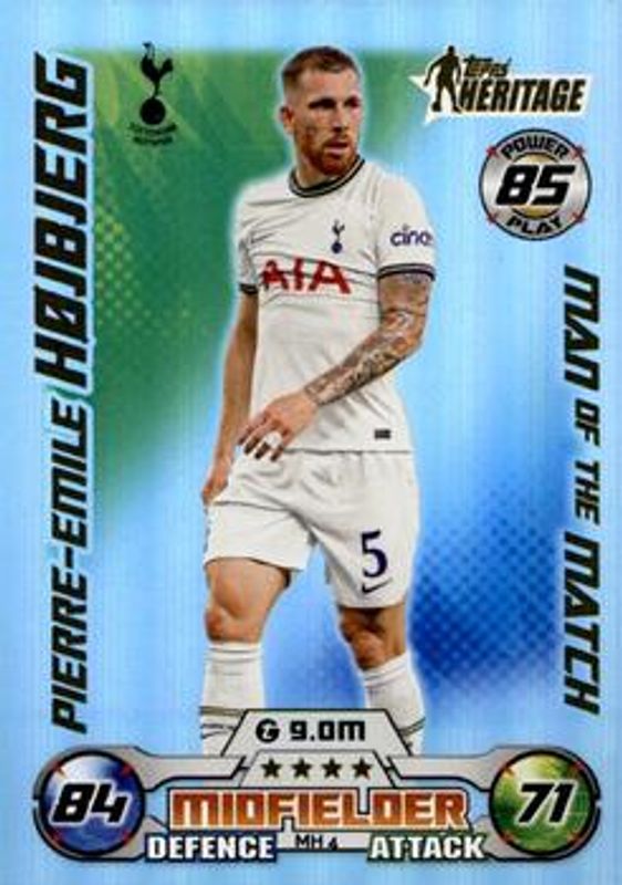 2022 Topps Match Attax UEFA Champions League & UEFA Europa League Extra #MH-4 Man of the Match Heritage