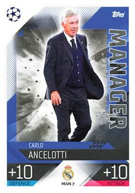 2022 Topps Match Attax UEFA Champions League & UEFA Europa League Extra #MAN-7 Manager