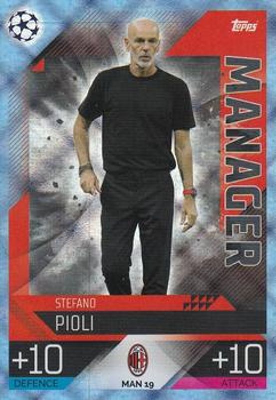 2022 Topps Match Attax UEFA Champions League & UEFA Europa League Extra #MAN-19 Manager - Crystal