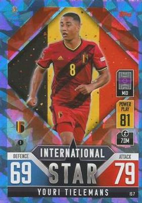 2022 Topps Match Attax 101 Road to UEFA Nations League Finals #IS7 International Star - Blue Crystal
