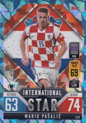 2022 Topps Match Attax 101 Road to UEFA Nations League Finals #IS29 International Star - Blue Crystal