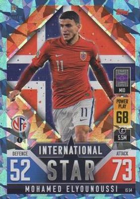 2022 Topps Match Attax 101 Road to UEFA Nations League Finals #IS54 International Star - Blue Crystal