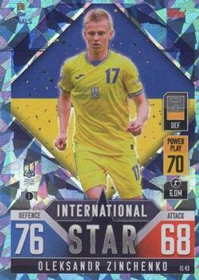 2022 Topps Match Attax 101 Road to UEFA Nations League Finals #IS43 International Star - Blue Crystal