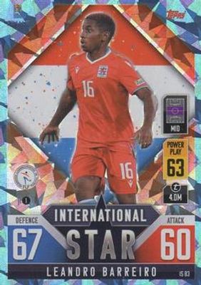 2022 Topps Match Attax 101 Road to UEFA Nations League Finals #IS83 International Star - Blue Crystal
