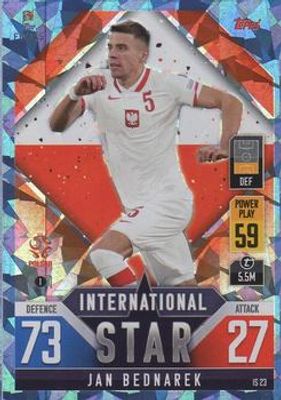 2022 Topps Match Attax 101 Road to UEFA Nations League Finals #IS23 International Star - Blue Crystal
