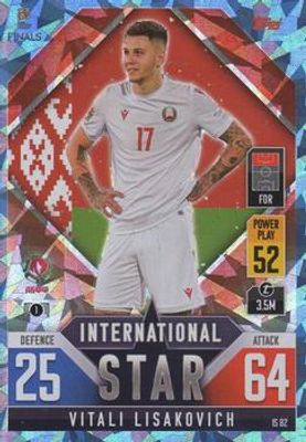2022 Topps Match Attax 101 Road to UEFA Nations League Finals #IS82 International Star - Blue Crystal