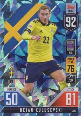 2022 Topps Match Attax 101 Road to UEFA Nations League Finals #CD92 Blue Crystal
