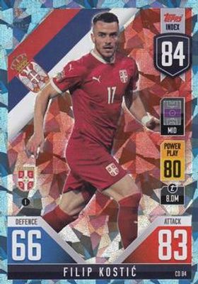 2022 Topps Match Attax 101 Road to UEFA Nations League Finals #CD84 Blue Crystal
