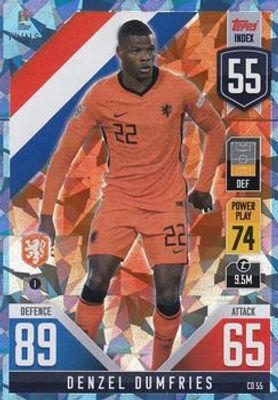 2022 Topps Match Attax 101 Road to UEFA Nations League Finals #CD55 Blue Crystal