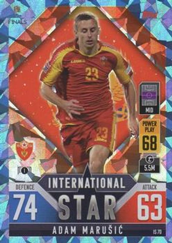 2022 Topps Match Attax 101 Road to UEFA Nations League Finals #IS70 International Star - Blue Crystal