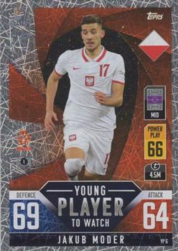 2022 Topps Match Attax 101 Road to UEFA Nations League Finals #YP6 Young Player to Watch