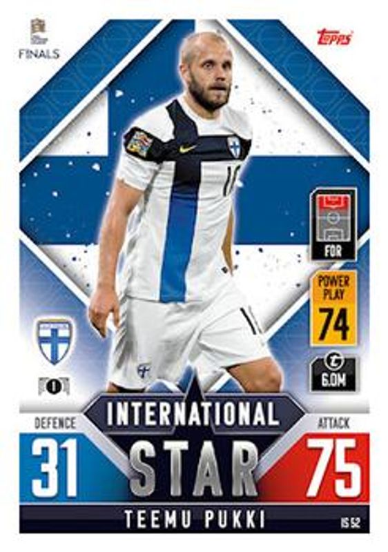 2022 Topps Match Attax 101 Road to UEFA Nations League Finals #IS52 International Star