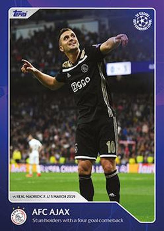2022 Topps UEFA Champions League 30 Seasons Celebration #012 Base