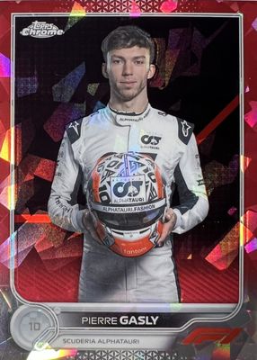 2022 Topps Chrome Formula 1 Sapphire Edition #44 Red /5