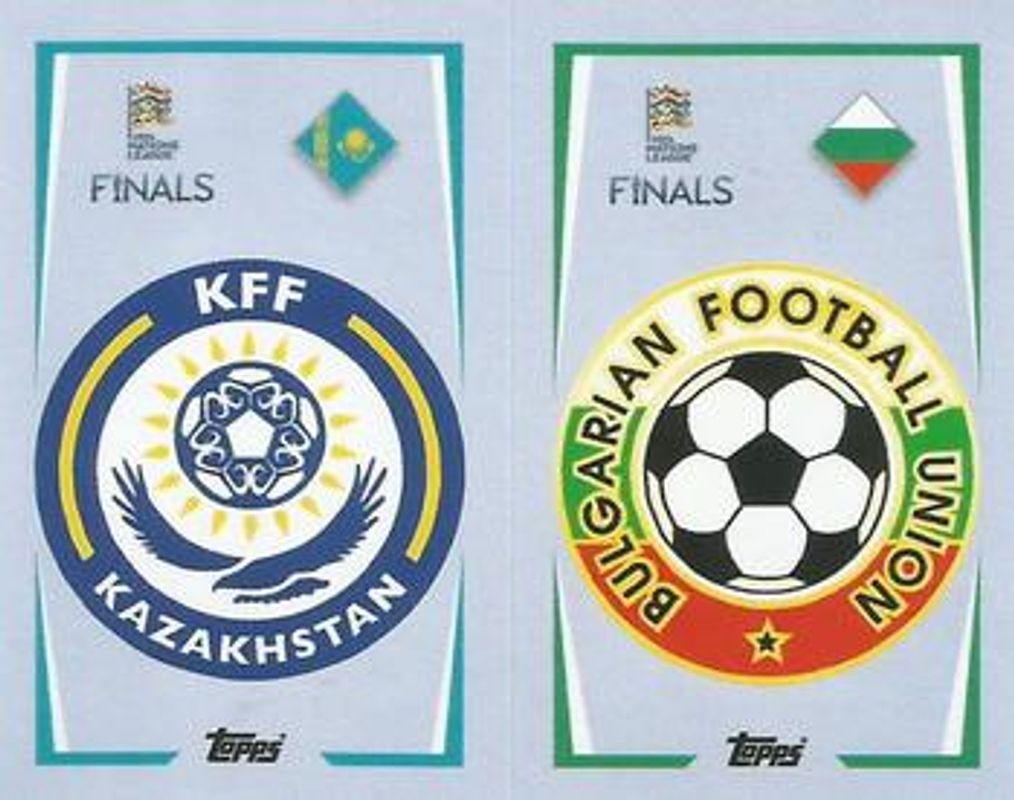 2022 Topps Road to UEFA Nations League Finals Sticker Collection #25A-/-25B Base