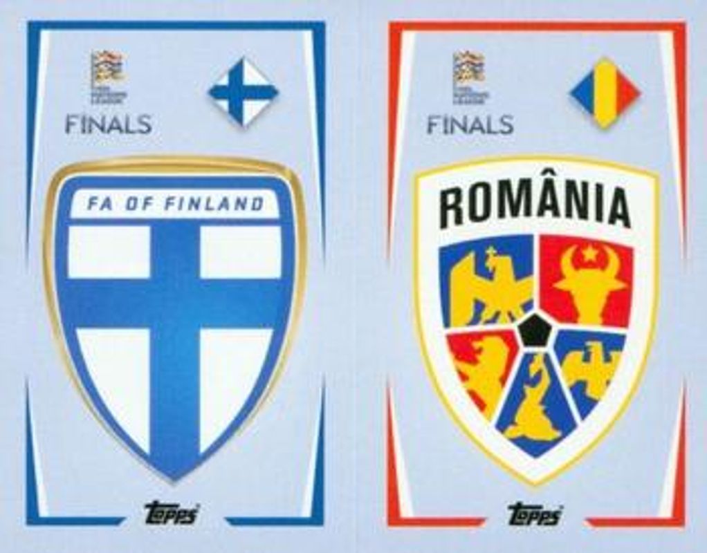 2022 Topps Road to UEFA Nations League Finals Sticker Collection #16A-/-16B Base