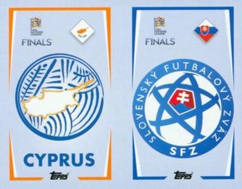 2022 Topps Road to UEFA Nations League Finals Sticker Collection #23A-/-23B Base