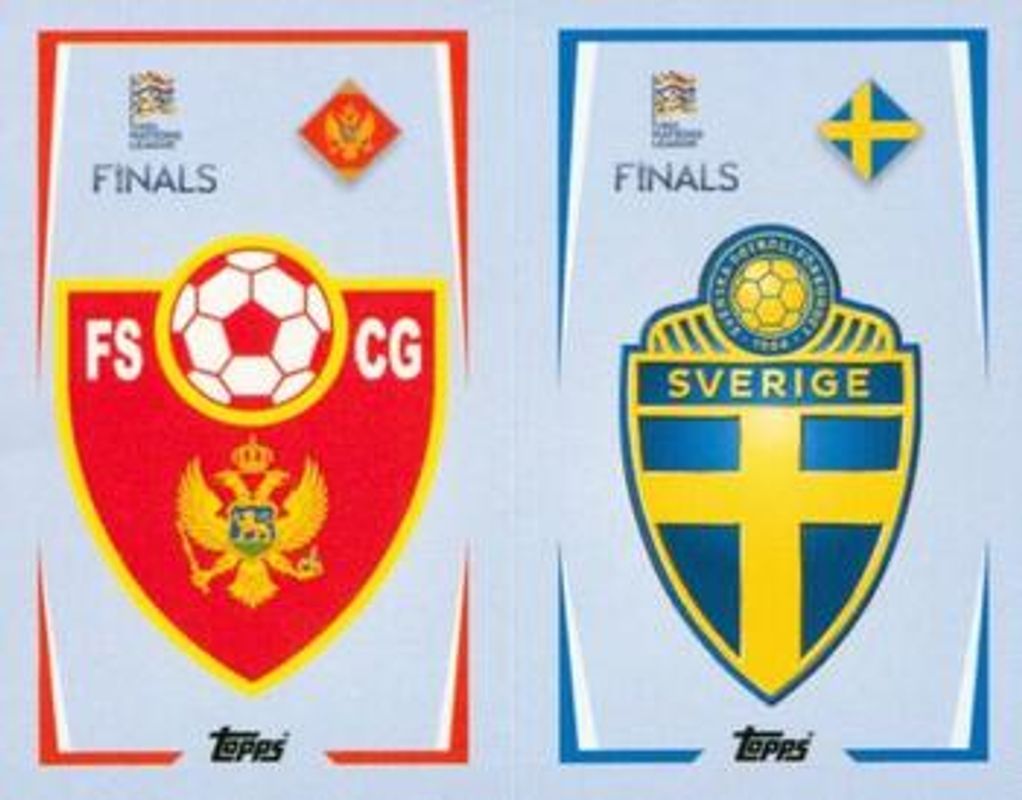 2022 Topps Road to UEFA Nations League Finals Sticker Collection #17A-/-17B Base