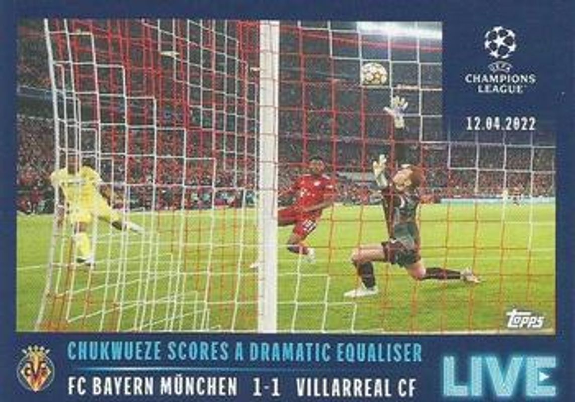 2021 Topps UEFA Champions League Sticker Collection #L75 Live