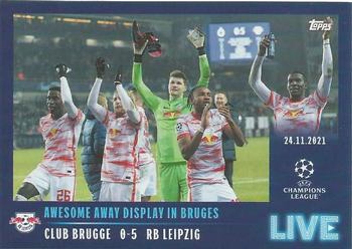 2021 Topps UEFA Champions League Sticker Collection #L18 Live