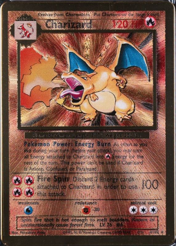 pokemon metal card charizard Poster Metal Poster Anime Town Creations With this tin Pokemon Celebrations Classic Collection Charizard