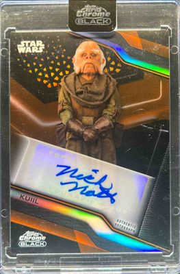 2024 Topps Star Wars High Tek #A-NN Autographs Orange Diffractor /25