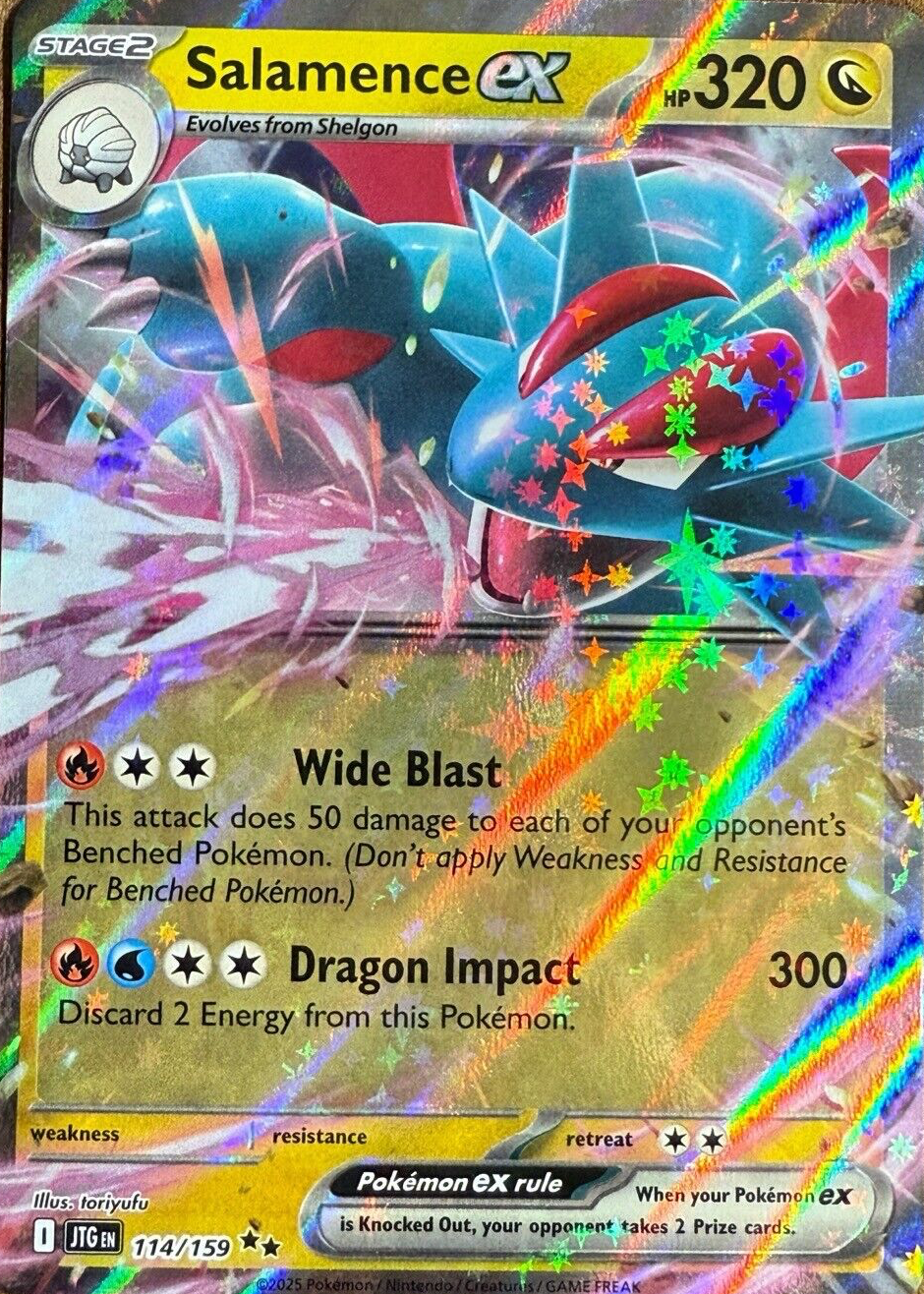 2025 ポケモンカード サ Salamence EX 5枚セット Salamence ex RR 072/100 SV9 Battle Partners - Pokemon Card