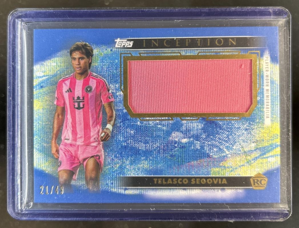 2025 Topps Inception MLS #IRJR-TS Rookie Jumbo Relic - Blue /49