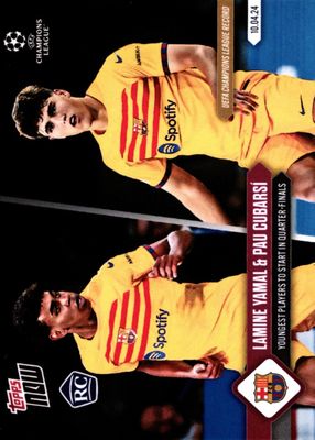 2023 Topps Now UEFA Champions League #114 Base (Print Run: 4,316)