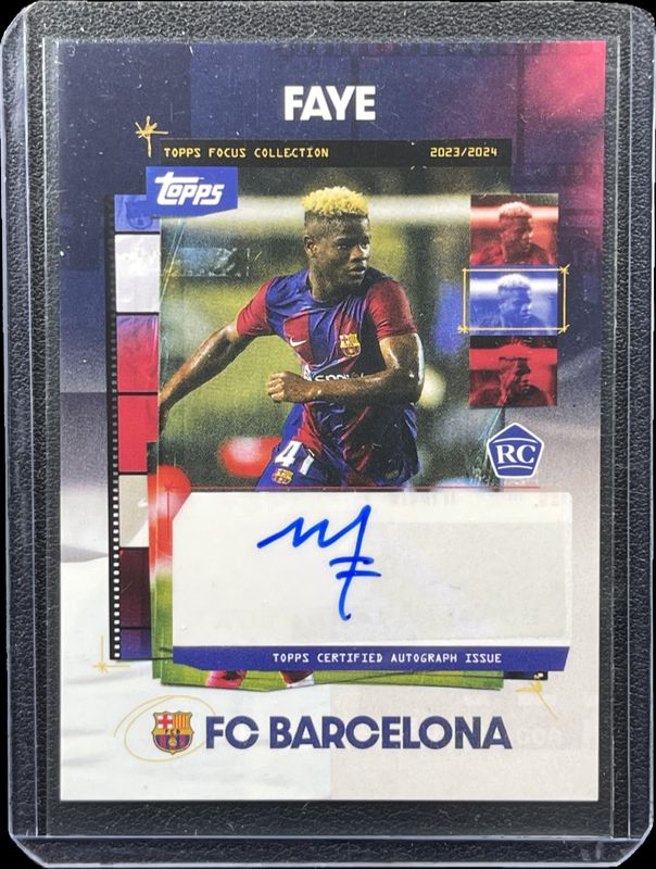 2023 Topps Focus FC Barcelona #SA-MF Snapshots Autographs