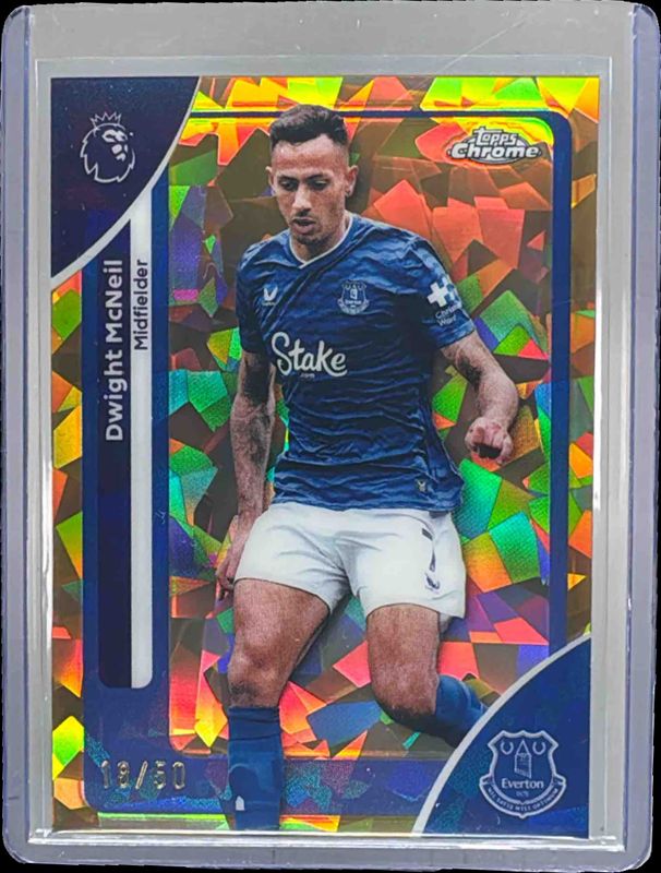 2026 Topps Chrome Premier League Sapphire Edition #22 Gold Refractor /50