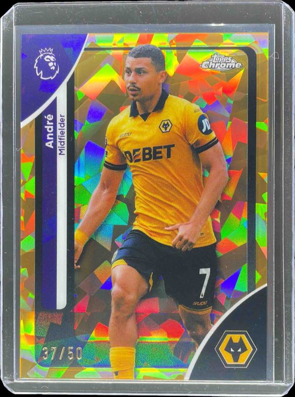 2026 Topps Chrome Premier League Sapphire Edition #192 Gold Refractor /50