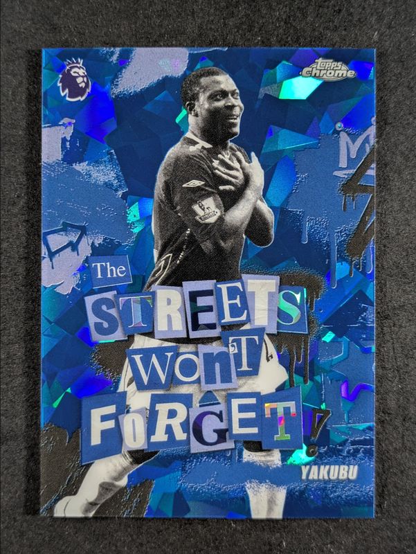 2026 Topps Chrome Premier League Sapphire Edition #SWF-5 The Streets Won't Forget