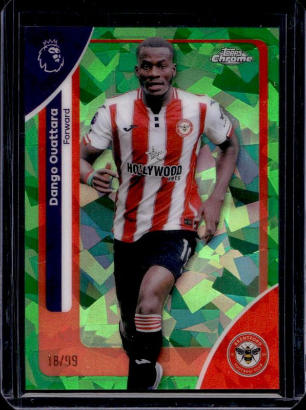 2026 Topps Chrome Premier League Sapphire Edition #35 Green Refractor /99