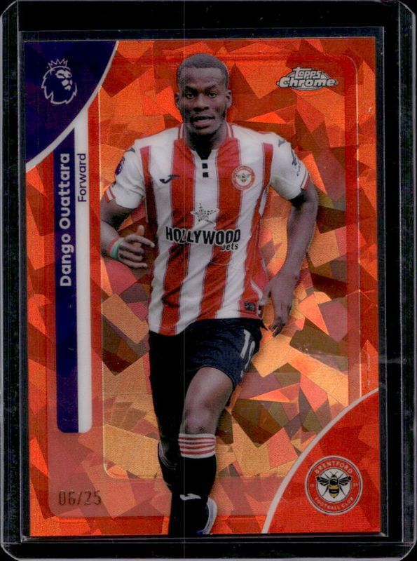 2026 Topps Chrome Premier League Sapphire Edition #35 Orange Refractor /25