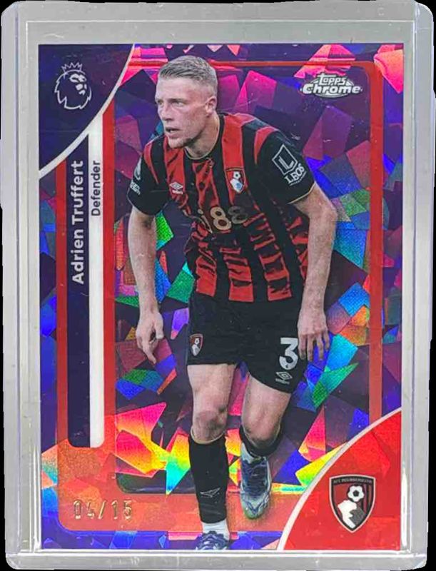 2026 Topps Chrome Premier League Sapphire Edition #10 Purple Refractor /15