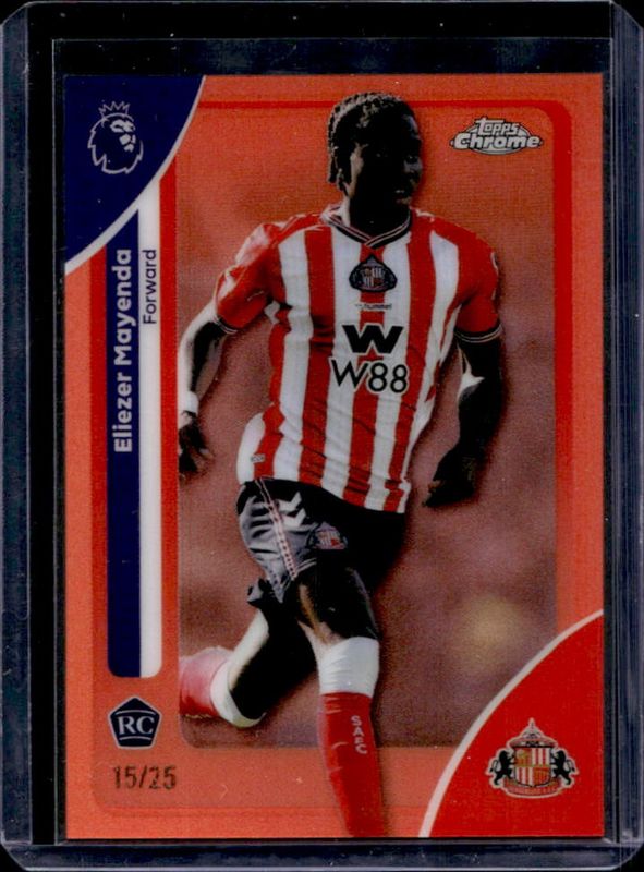 2026 Topps Chrome Premier League Sapphire Edition #162 Orange Refractor /25