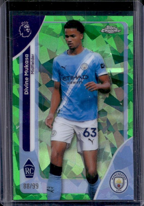 2026 Topps Chrome Premier League Sapphire Edition #128 Green Refractor /99