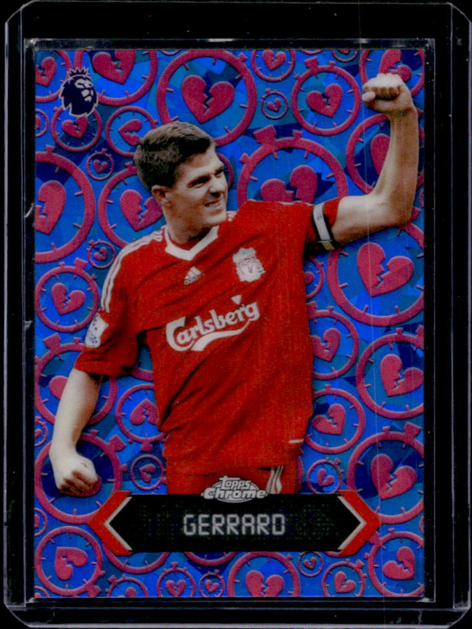 Steven Gerrard 2026 Topps Chrome Premier League Sapphire Edition #STH ...