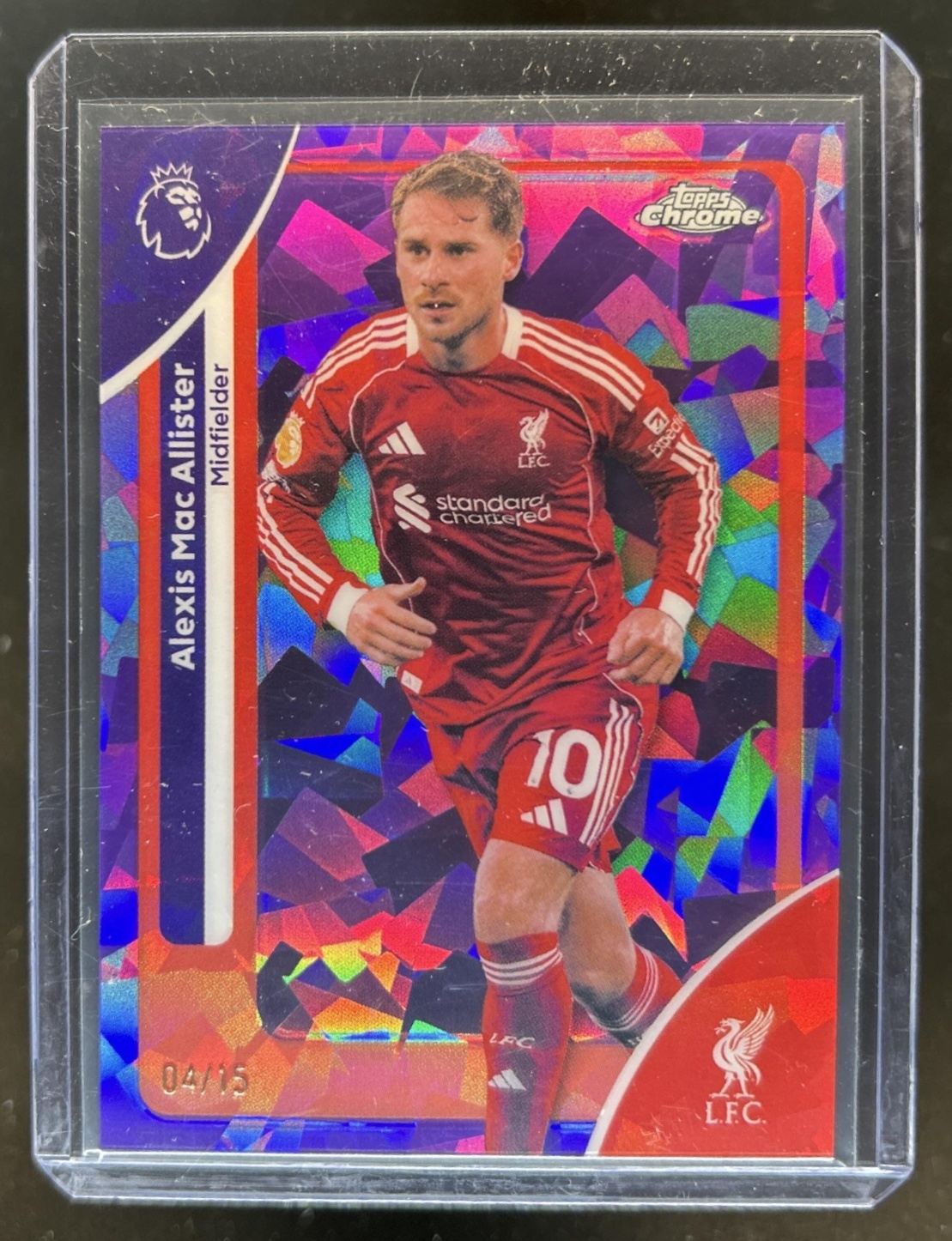 Alexis Mac Allister 2026 Topps Chrome Premier League Sapphire